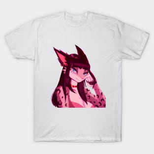 Anna Snow Leopard Lynx T-Shirt